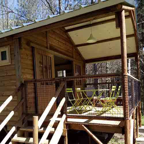 chalet en bois a guzet